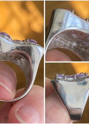 Кольцо кольца серебро 925 с фианитами10 фото