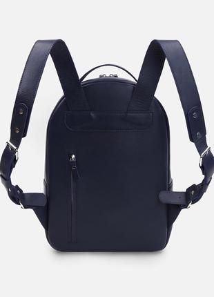 Рюкзак городской кожаный темно-синий groove m3 фото