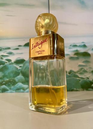 Edt carven intrigue редкость винтаж 1986 год снятость