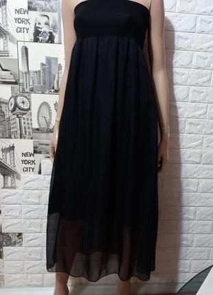 Шелковая юбка макси/ юбка/ платье/ сарафан 100% натуральный шелк ambra/ италия2 фото