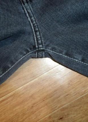 Черные с варкой джинсы boss xs-s высокая посадка укороченные по щиколотку тянутся4 фото