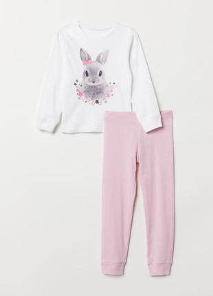 Классная пижамка с кроликом h&m