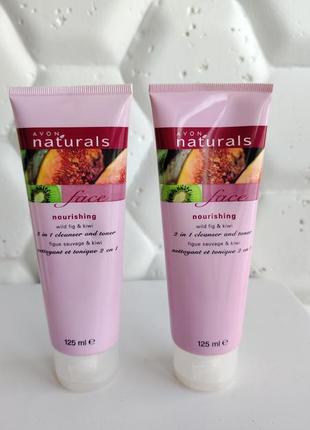 Питательное очищающее средство имбирь и киви эйвон avon naturals1 фото