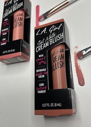 Кремовые румяна мультистек l.a.girl cream blush