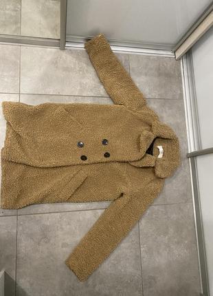 Zara пальто teddy2 фото