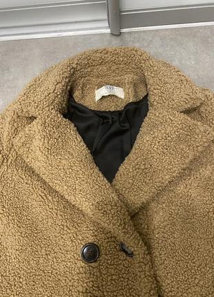 Zara пальто teddy4 фото