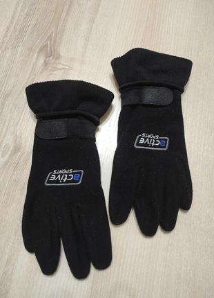Термо-перчатки, спортивные флисовые перчатки tcm tchibo