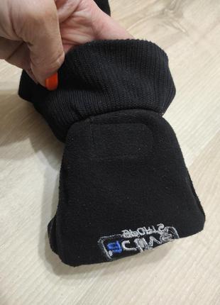 Термо-перчатки, спортивные флисовые перчатки tcm tchibo