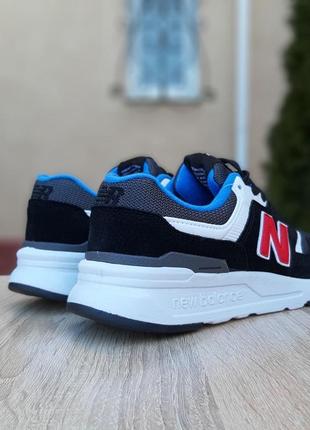 Крутые мужские кроссовки new balance 997 чёрные5 фото