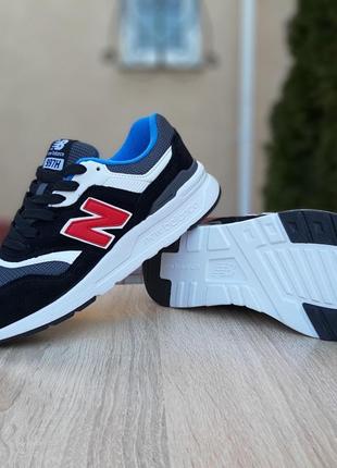 Крутые мужские кроссовки new balance 997 чёрные9 фото