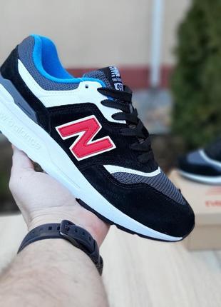 Крутые мужские кроссовки new balance 997 чёрные1 фото