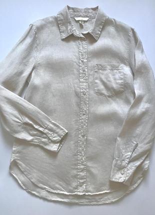 Рубашка льняная женская h&amp;m 32-345 фото