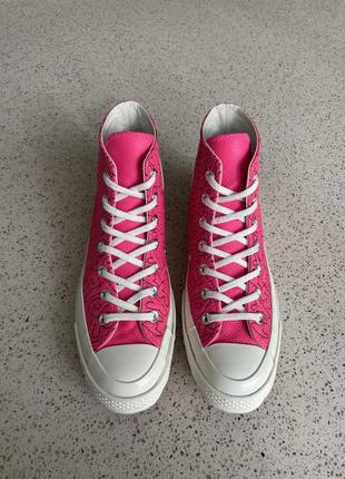 Кеды converse chuck 70 розовые ориганил 38 кожаные5 фото