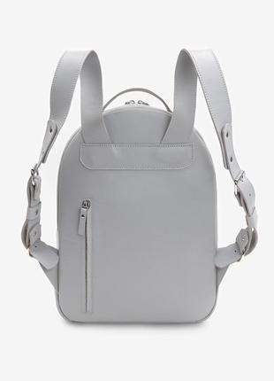 Рюкзак кожаный женский серый краст groove m3 фото