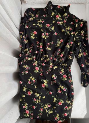 Плаття в квітковий принт  х-хл