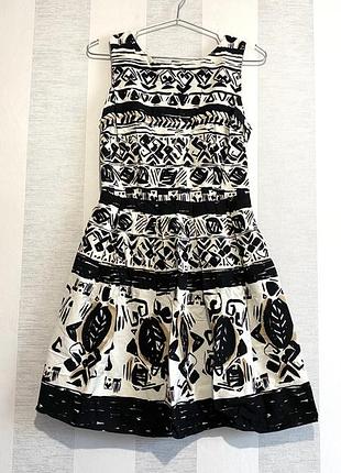 Сукня сарафан котон етнічний принт