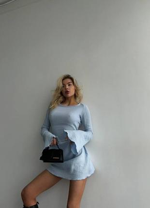 Неймовірно легка та затишна сукня чорний , блакитний  , трава