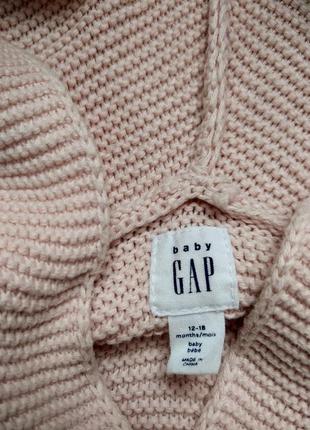 Кофта baby gap с ушками на капишоне4 фото