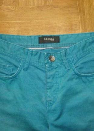 Джинсы мом bonobo jeans высокая посадка,не тянутся,на болтах,цвет морской волны3 фото