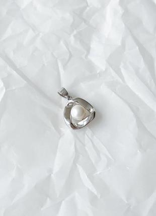 Срібна підвіска amari з перлами (2152644)7 фото