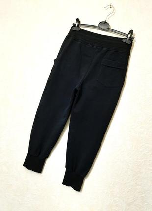 Abercrombie & fitch спортивные штаны капри бриджи трикотажные манжеты чёрные двунитка женские 44 467 фото