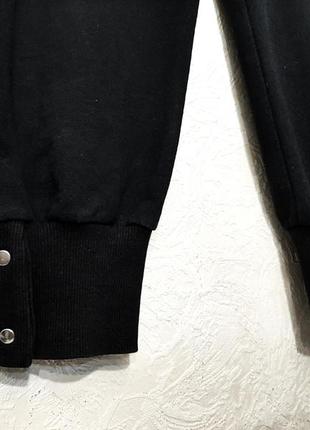 Abercrombie & fitch спортивные штаны капри бриджи трикотажные манжеты чёрные двунитка женские 44 469 фото