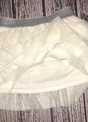 Нарядная фатиновая юбка h&m для девочки 8-9 лет, 128-134 см4 фото