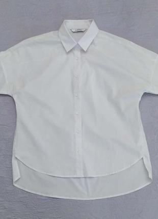 Сорочка, біла, котон, вільного крою