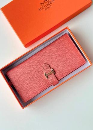 Кошелек hermès размер: 19*10 cm кожа  комплект упаковки hermes-коробка, пыльник, карта3 фото