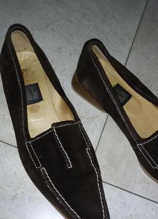 Billibi (дания) -шикарные туфли (мокасины) 38-38,5 размер( 25см )4 фото