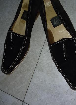 Billibi (дания) -шикарные туфли (мокасины) 38-38,5 размер( 25см )7 фото