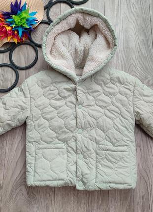 Курточка на девочку 2-3 года, 98 см, стеганая курточка
