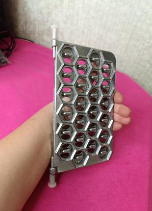 Радянська алюмінієва форма для приготування пелменів пельменниця складна на 48 пельменів ссср6 фото
