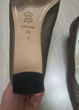 Дизайнерські туфлі шкіряні roberto capucci (італія) 38.5 розмір7 фото