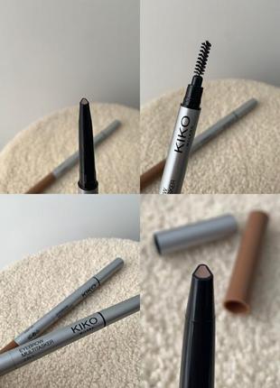 Автоматический карандаш для бровей от kiko milano eyebrow sculpt automatic pencil