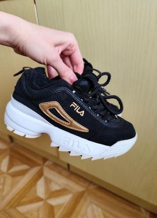 Fila кроссовки р 28.5 29 стелька 18.5 см 18 см черные