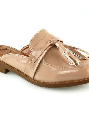 Английские мюли лоферы с открытой пяткой 39 40 размер