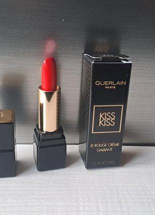 Guerlain kiss kiss lipstick le rouge creme galbant1 фото