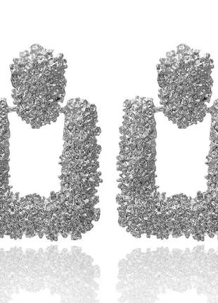 Сережки кульчики срібні масивні