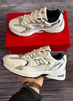 Женские кроссовки новые белые светлые new balance 530,купить кроссовки женские белые new balance 530 весна1 фото