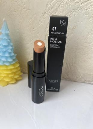 Кремовый консиллер стик kiko milano 07 caramel instamoisture core concealer