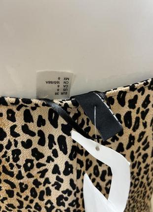 Леопардова сукня міді5 фото
