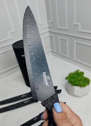 Набір кухонних ножів bohman bh-6165b 6 предметів2 фото