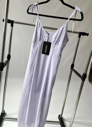 Літнє плаття із вирізом/французька довжина plt2 фото