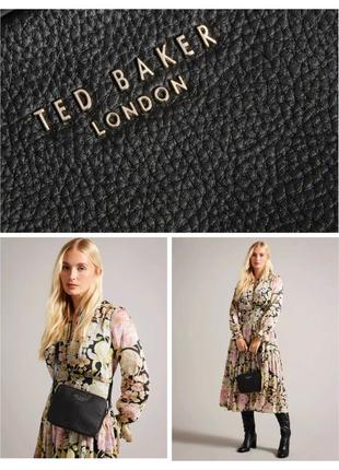 Кожаная сумка кросс боди камера ted baker