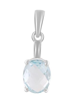 Срібна підвіска amari з топазом 2.4ct (2089711)