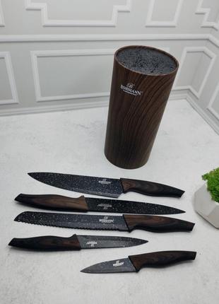 Набір кухонних ножів bohman bh-6165w 6 предметів3 фото