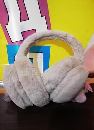 Шапка наушники для девочки