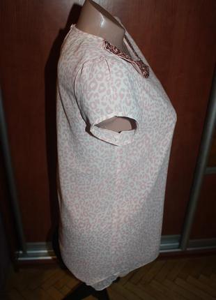 Блуза з коміром із паєтками блискуча рожева блузка george3 фото