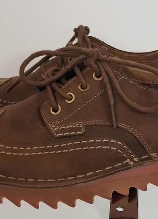 Мужские туфли из натуральной кожи "clarks" англия.2 фото